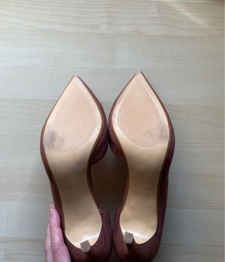 Zapatos de tacón Mango marrones