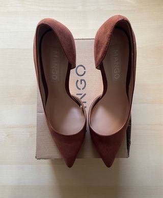 Zapatos de tacón Mango marrones
