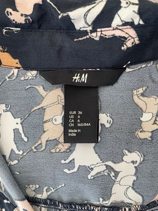 Camisa H&M Estampado Caballos