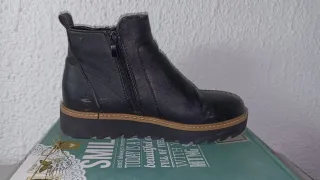 Botín Mustang Negro Mujer Talla 39