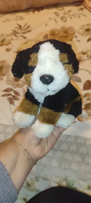 Peluche cagnolino tricolore