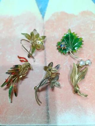 Lotto 5 spille in argento (3)