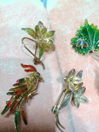 Lotto 5 spille in argento (3)