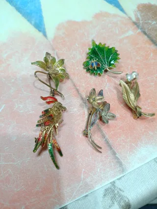 Lotto 5 spille in argento (3)