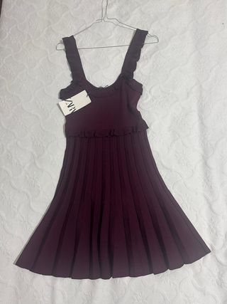 Vestito nuovo Zara vinaccio tg S