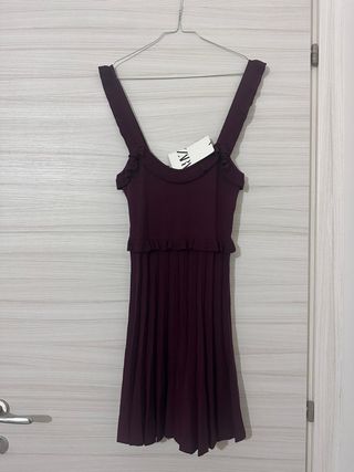 Vestito nuovo Zara vinaccio tg S