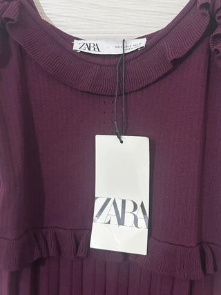 Vestito nuovo Zara vinaccio tg S