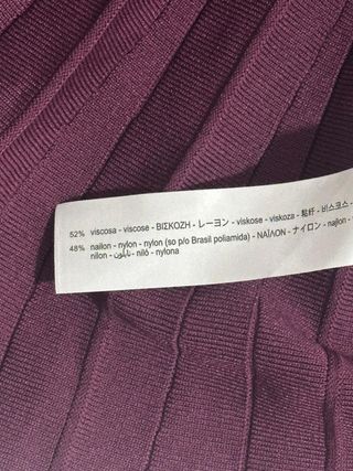 Vestito nuovo Zara vinaccio tg S