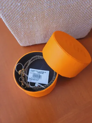 Colgante Tous y cordón trenzado dorado