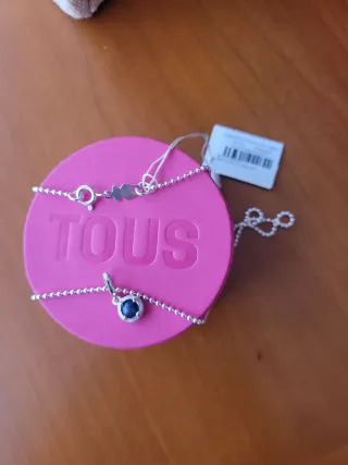 Colgante Tous con cordón trenzado