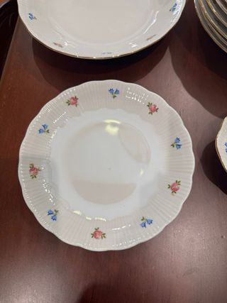 Vajilla porcelana piezas sueltas floral