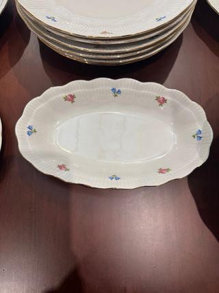Vajilla porcelana piezas sueltas floral