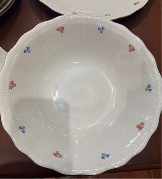 Vajilla porcelana piezas sueltas floral