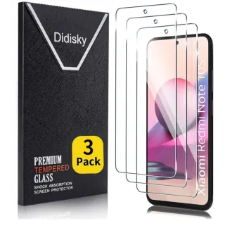 Protezione Schermo in Vetro Temperato Xiaomi Redmi Note 10S (3 pz)