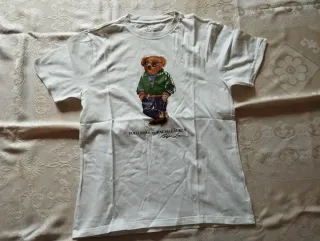 Polo Ralph Lauren Camiseta Oso Blanco