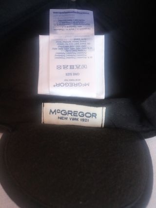 Gorra visera Mac Gregor paño