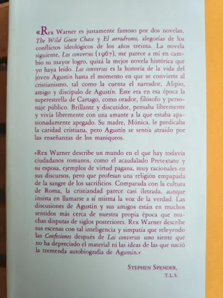 Los conversos. Rex Warner.