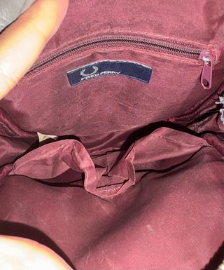 Bolso bandolera Fred Perry gris