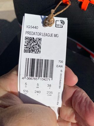 Zapatillas Adidas Predator Talla 38