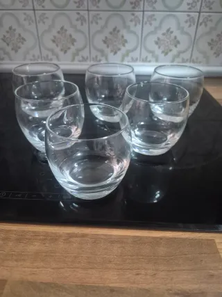 Set 6 Vasos Redondos Cristal