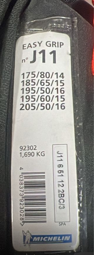 Cadenas Nieve Michelin Easy Grip