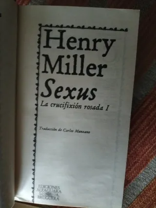 8 libros: La insoportable levedad del ser, Sexus..