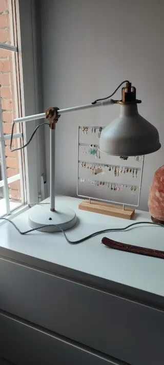Lámpara de mesa IKEA Ranarp blanca