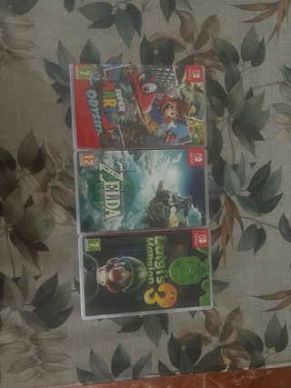 Juegos Nintendo Switch: Mario, Zelda, Luigi