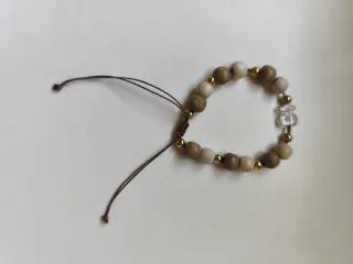 Pulsera de madera con oso