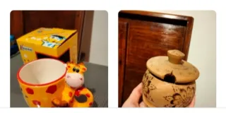 Set cucina giraffa e zuccheriera legno