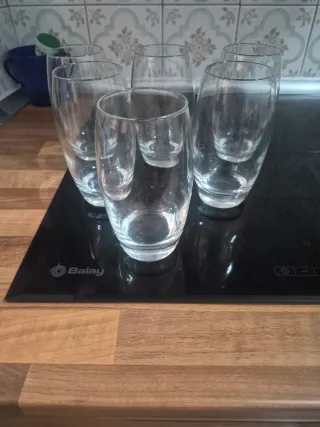 Vasos grandes de cristal