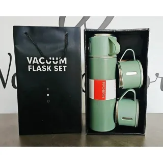 Set Borraccia Termos 3 Tazzine Caldo Freddo INOX