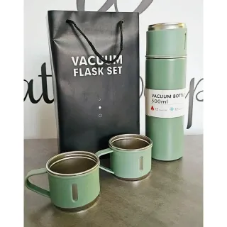 Set Borraccia Termos 3 Tazzine Caldo Freddo INOX