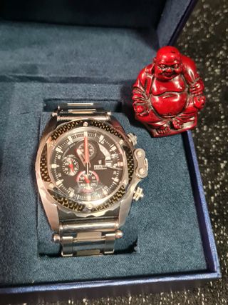 Festina Cronógrafo Negro y Plateado