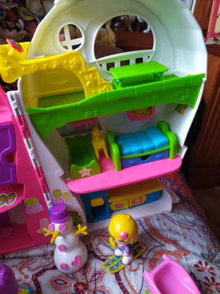 Lote Juguetes Pin y Pon Casa Muñecas