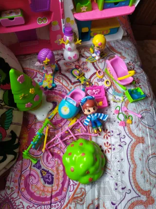 Lote Juguetes Pin y Pon Casa Muñecas