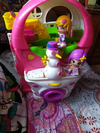 Lote Juguetes Pin y Pon Casa Muñecas