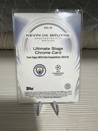 Kevin De Bruyne Topps Chrome Ultimate Stage