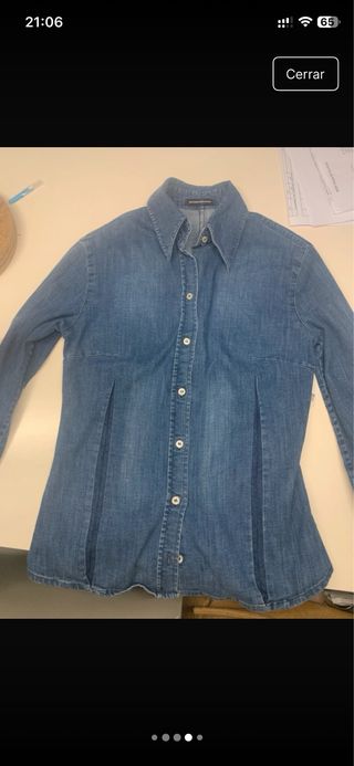 Camisa vaquera Massimo Dutti Talla S 36