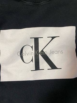 Felpa Calvin Klein Jeans nera