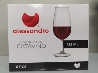 10 Cajas de 6 Copas Catavinos