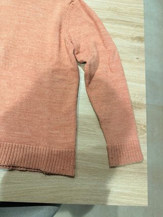 Jersey cuello alto rosa