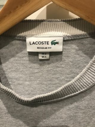 Jersey Lacoste Gris Hombre