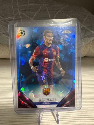 Raphinha Sapphire Topps Chrome FC Barcelona