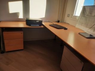 Mesa de despacho L + buc