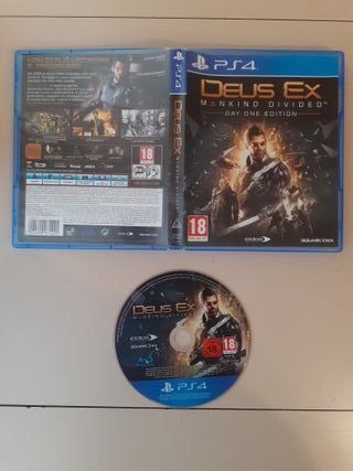 GIOCO PS4-DEUS EX MANKIND DIVIDED-DAY ONE EDITION