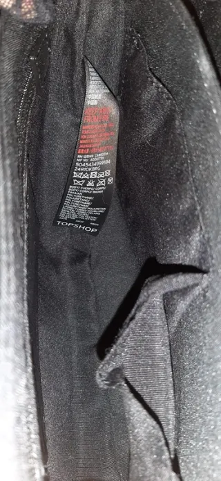 Bolso TopShop Morado Piel Serpiente