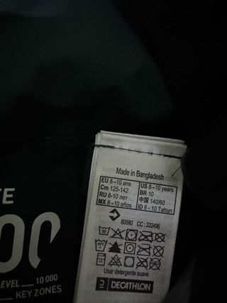 Pantalón de esquí talla 10