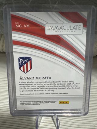 Parche Álvaro Morata Atlético Madrid/25 Immaculate