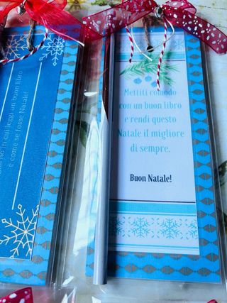 Segnalibro natalizio con matita